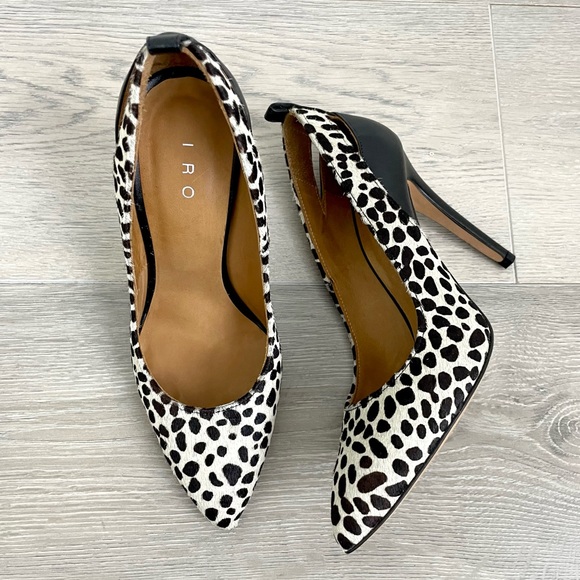 IRO Black and White Heels - Picture 1 of 11